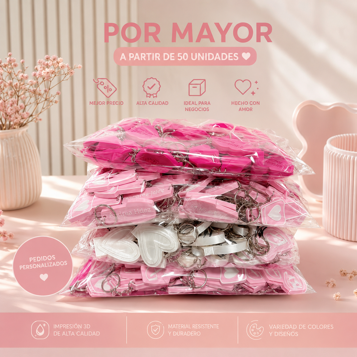 Llaveros personalizados - Por mayor